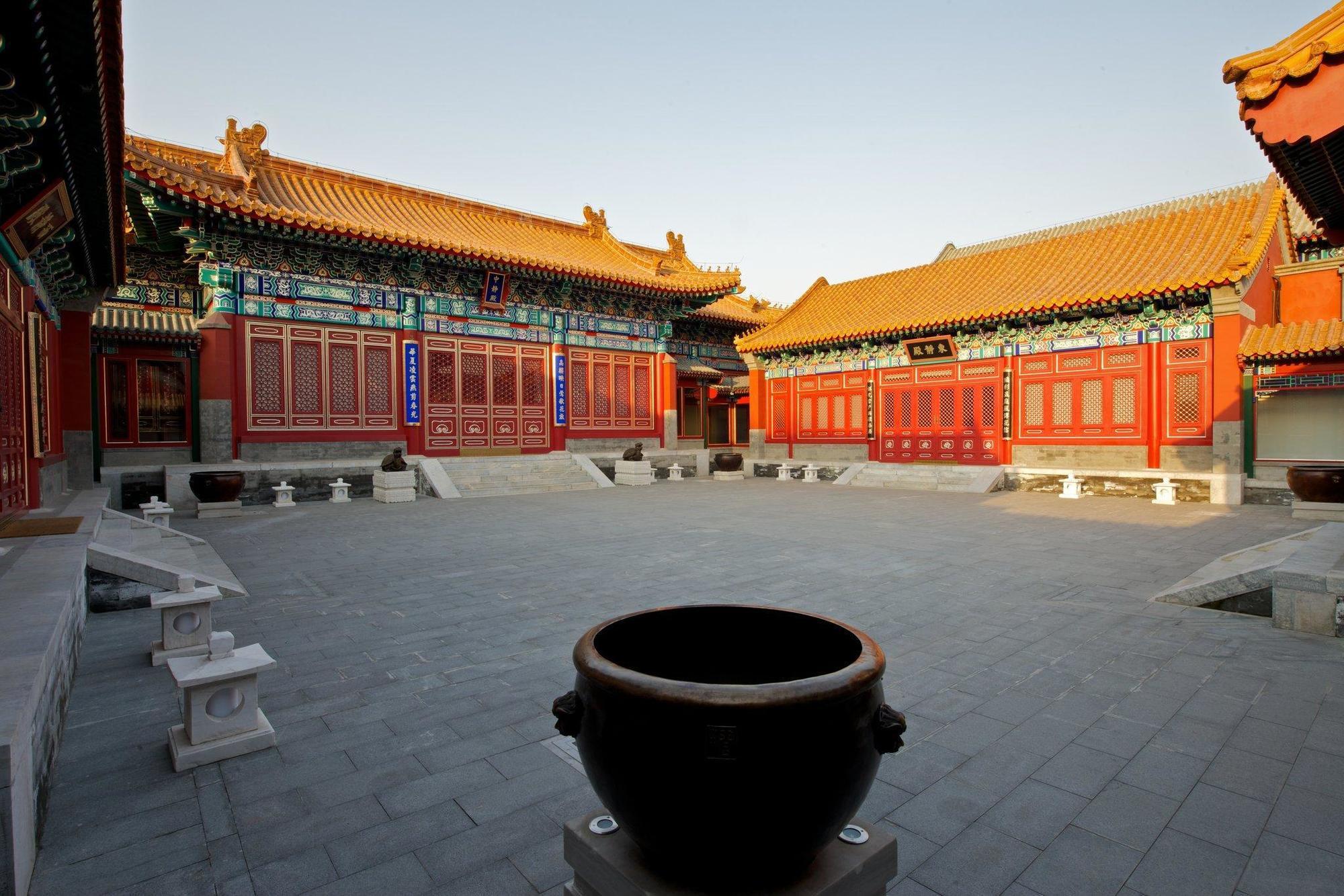 Lv Garden Huanghuali Art Galery Beijing Hotel Yinjiafu Exterior photo